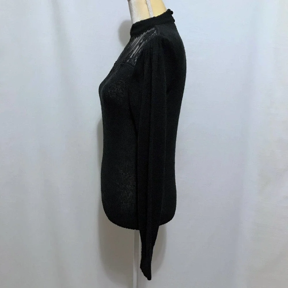 ❌SOLD❌ Dana Ashley Vintage Black Sweater Women M - Picture 5 of 11